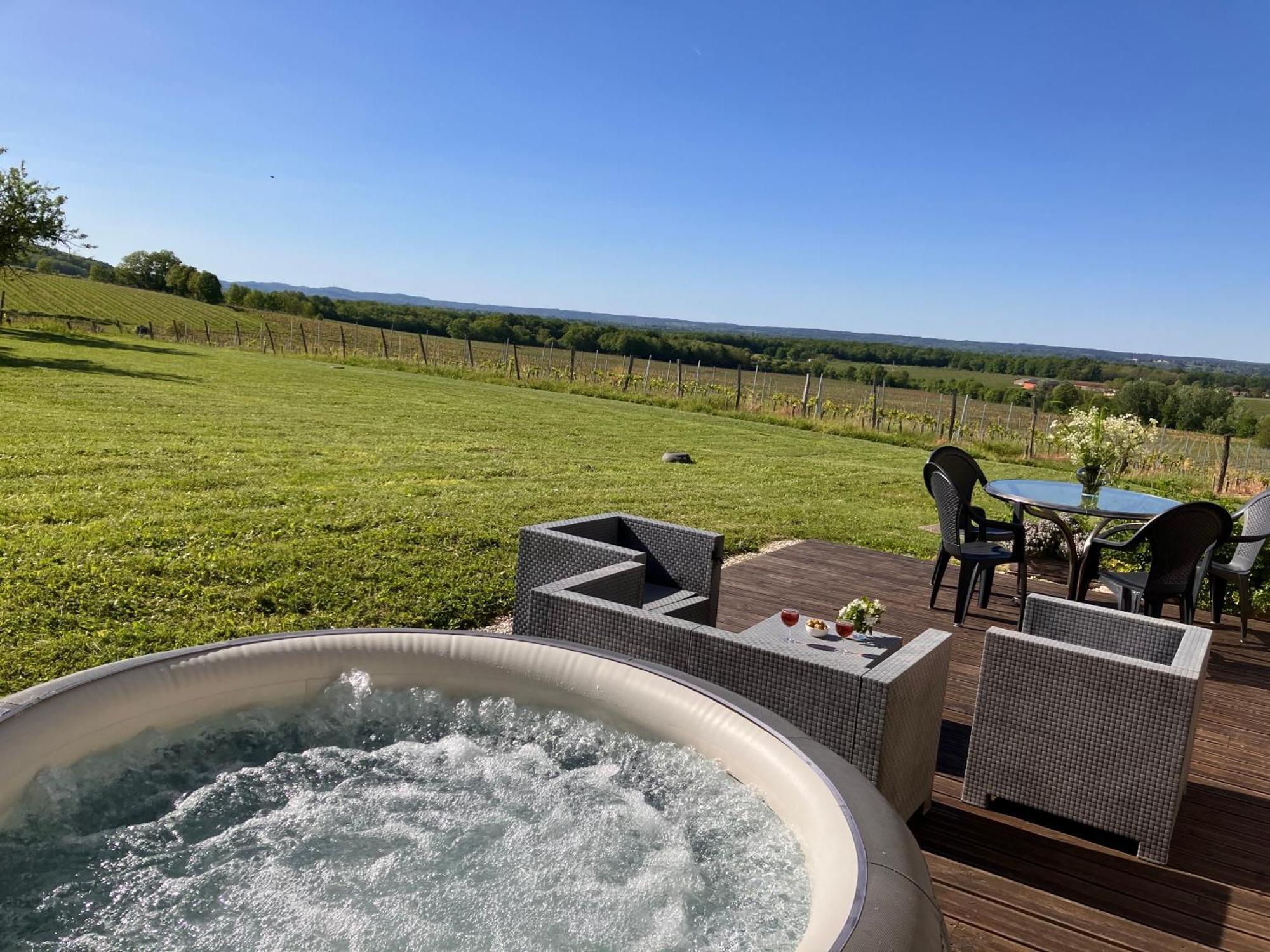 Pomport Perigourdine Avec Spa Et Vue מראה חיצוני תמונה